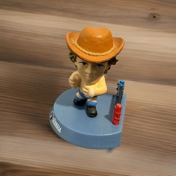 Vintage Terry Funk Wrestling Mini Figure Coca-Cola AJPW Georgia Coffee Japan 1" - Picture 1 of 6